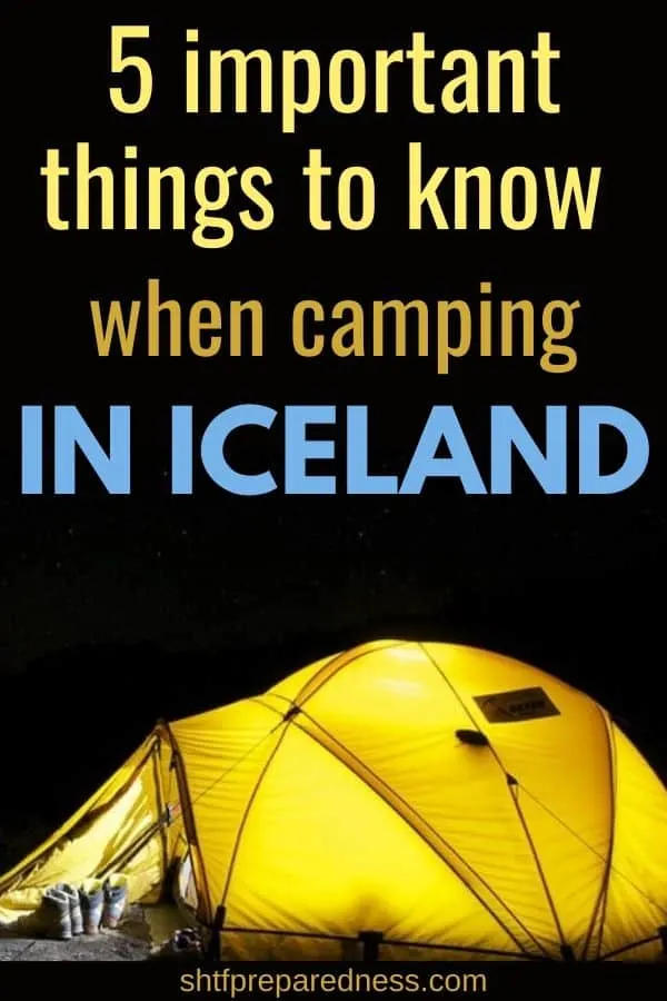 5 important things to know before camping in Iceland