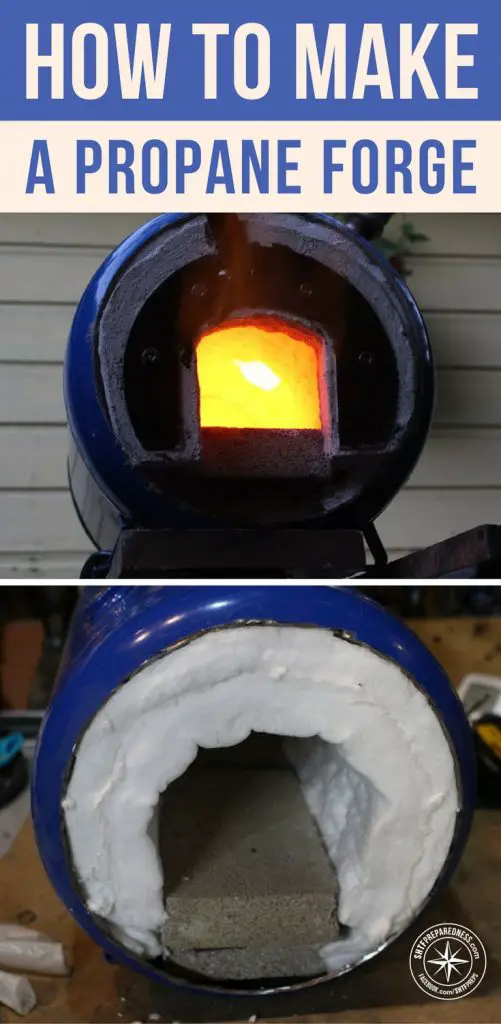 How to Make a Propane Forge - There is really no limit to the things you can make with a working forge. With the right tools this creation seems pretty easy to make.