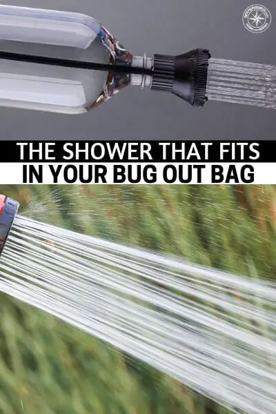 The Shower that Fits in your Bug Out Bag - Designed as a lightweight alternative to the much heavier solar showers, the Simple Shower weighs in at under an ounce and is a great addition to the bug out bag where every ounce matters.