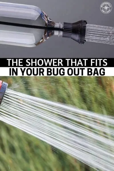 The Shower that Fits in your Bug Out Bag - Designed as a lightweight alternative to the much heavier solar showers, the Simple Shower weighs in at under an ounce and is a great addition to the bug out bag where every ounce matters.