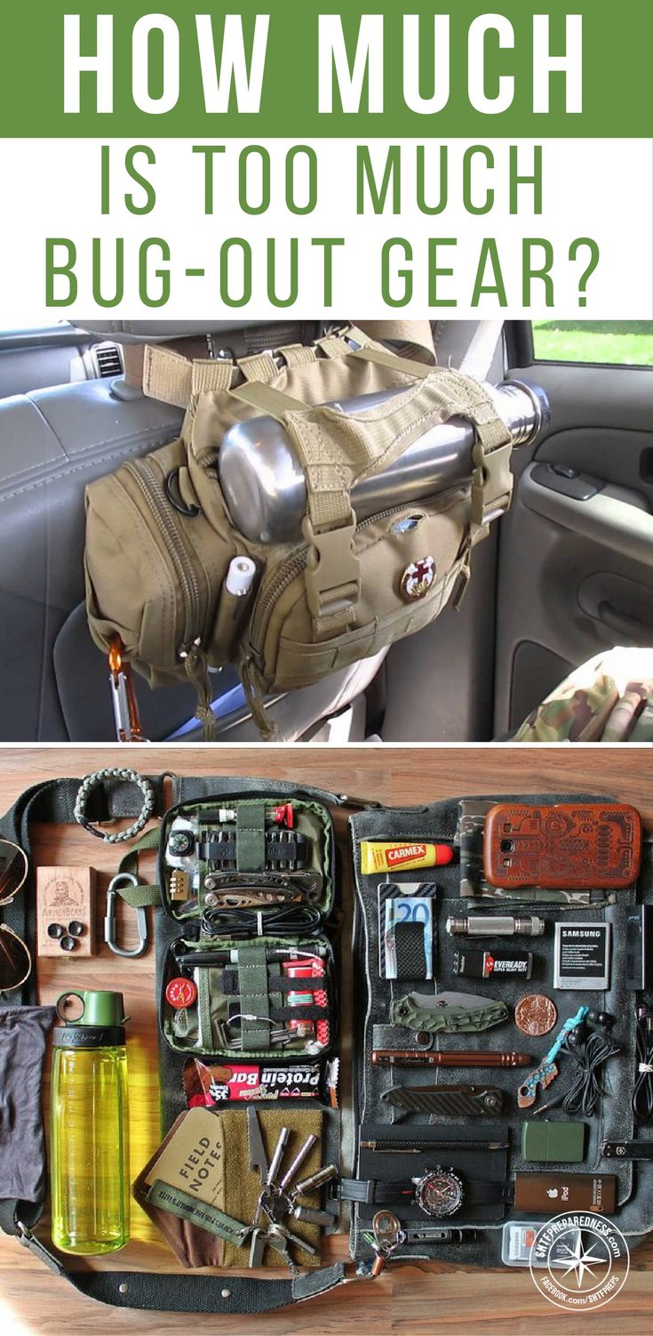 How Much Is Too Much Bugout Gear?