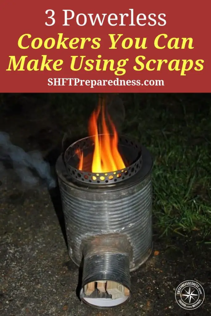 3 Powerless Cookers You Can Make Using Scraps — If SHTF, the power will obviously go out, the gas will stop and you will end up starving or adapting. Over at thesurvivalmom.com they have 3 powerless cookers you can make very easily and actually work really well.