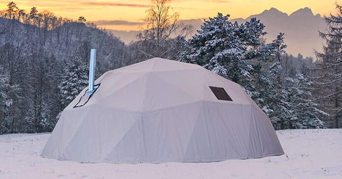 The emergency shelter is such a hot topic. To shelter or not to shelter is a question many preppers ask themselves. Other preppers ask themselves, 'how will I ever afford a shelter?' I have seen a lot of these geodesic shelters and it's clear that these shelters are built to withstand the elements and protect what's inside. It is not the investment of a buried monster bunker.  Still, it can be highly effective.