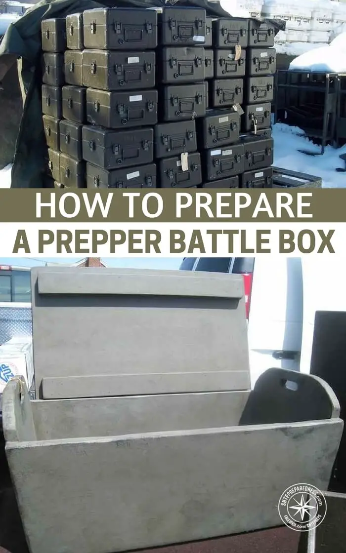 prepare prepper battle box pin