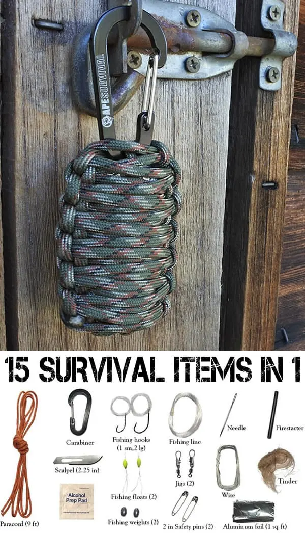 15-in-1 compact survival kit