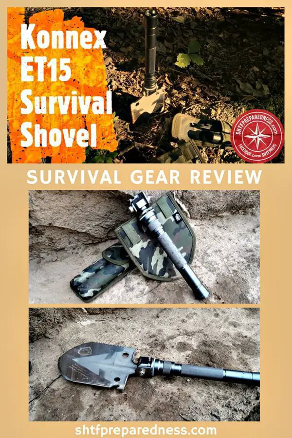 The importance of a survival shovel should not be overlooked and the Konnex ET15 Survival Shovel by EVATAC is no exception.