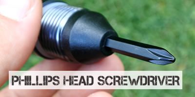 Phillips head screwdriver