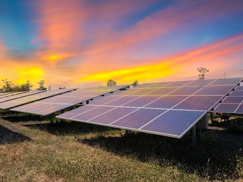 Mini solar farm