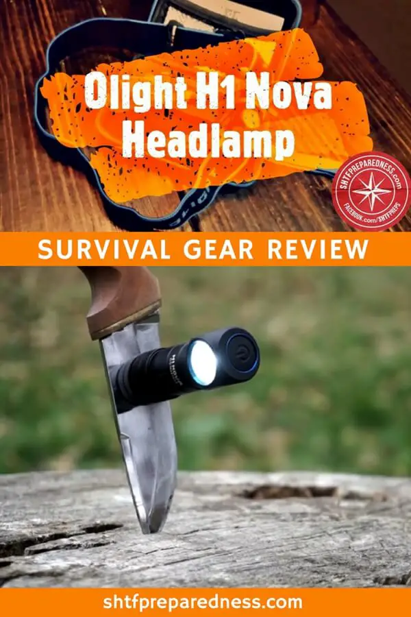 Olight H1 Nova Survival Flashlight and Headlamp Review - The Olight H1 Nova is a flashlight and fully functional headlamp with 7 unique settings. It’s the perfect item for a prepper, surivalist or outdoorsman.