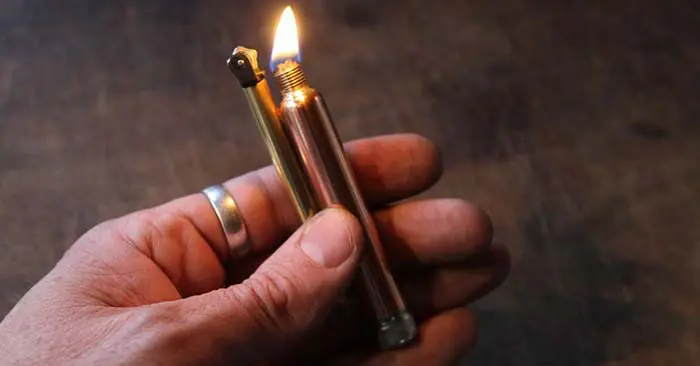 Simple Homemade Lighter - This is a build for a simple homemade lighter. It might be better just to buy a few packs of BIC lighters than make your own but knowing how to make your own will make a huge difference.