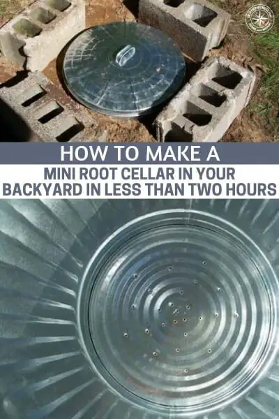 How To Make A Mini Root Cellar In Your Backyard In Less Than Two Hours - This means we get the benefits of their hard work and innovation. This article is a great example of this. Its a look at how you can create your own mini root cellar in your backyard in less than two hours. Could there be anything better than this? I am not sure there is. You should take the time and give this a try.