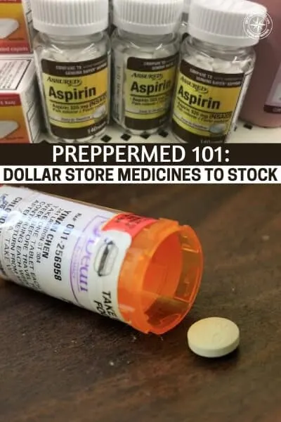 PrepperMed 101: Dollar Store Medicines To Stock - If you are looking for a buying guide on how to build up a nice cheap stockpile of medicines this is the one for you. You are going to love this article as it offers you a number of things. What medicines should you store and how to get a ahold of them on the cheap.  Don't put your medical kit needs on the back burner.