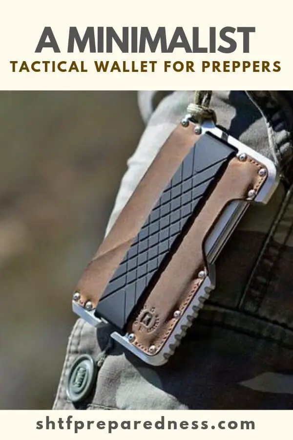 Because we are limited in what we can bring with us, a minimalist tactical wallet really helps us to maximize the efficiency of what we carry.