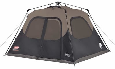 Coleman 6-Person Cabin Tent with Instant Setup | Cabin Tent for Camping Sets Up in 60 Seconds