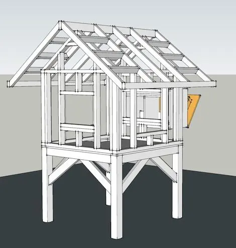 49209 framing chicken coop