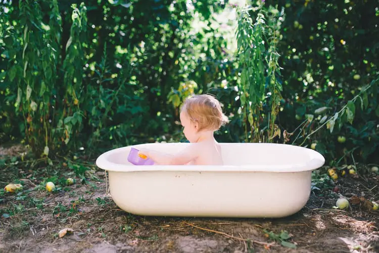 A soak in lukewarm bathwater is one of the best approaches to reduce a fever in a child