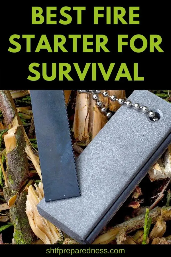 Starting a fire is an important skill to learn. Check out this guide to the best fire starter for survival. #firestarter #survival #preparedness #camping #shtf