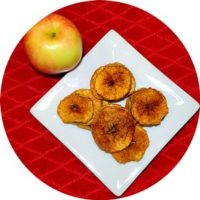 Cinnamon apple chips dried fruit snack recipe