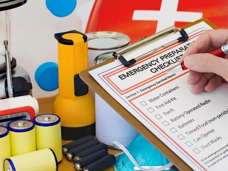emergency preparedness checklist for kids