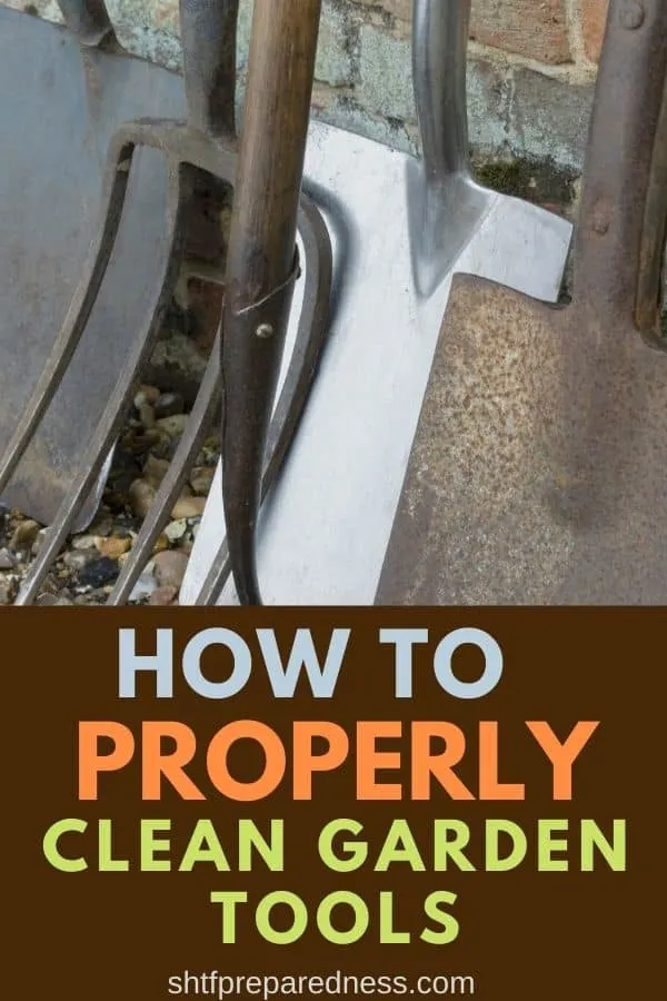 Learn how to clean garden tools properly for maximum efficiency. #gardening #gardentools #homesteading #survival #preparedness
