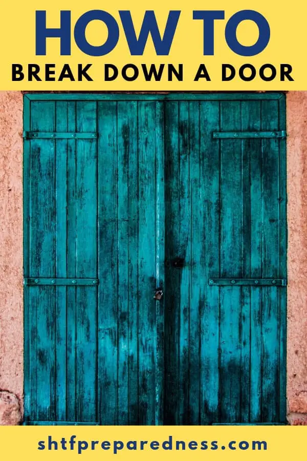 How to break down a door in a SHTP situation #preparedness #door #shtf #breakdownadoor