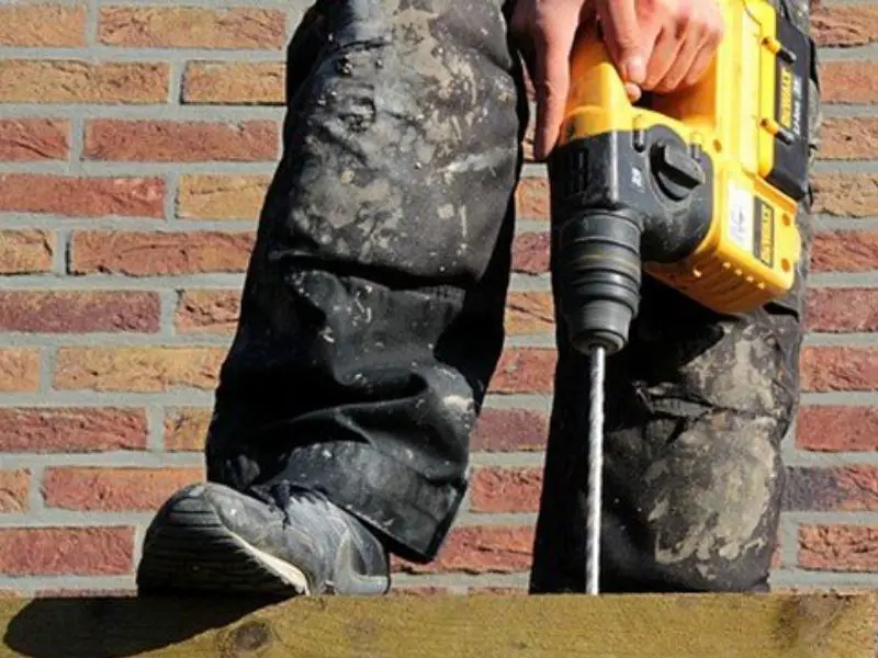 Man drilling with a power drill