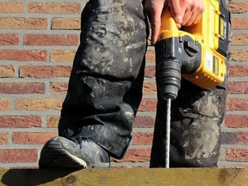 Man drilling with a power drill
