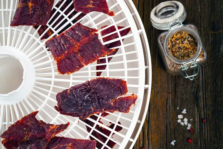 making beef jerky in a food dehydrator