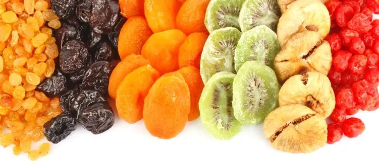 mixed dried fruits