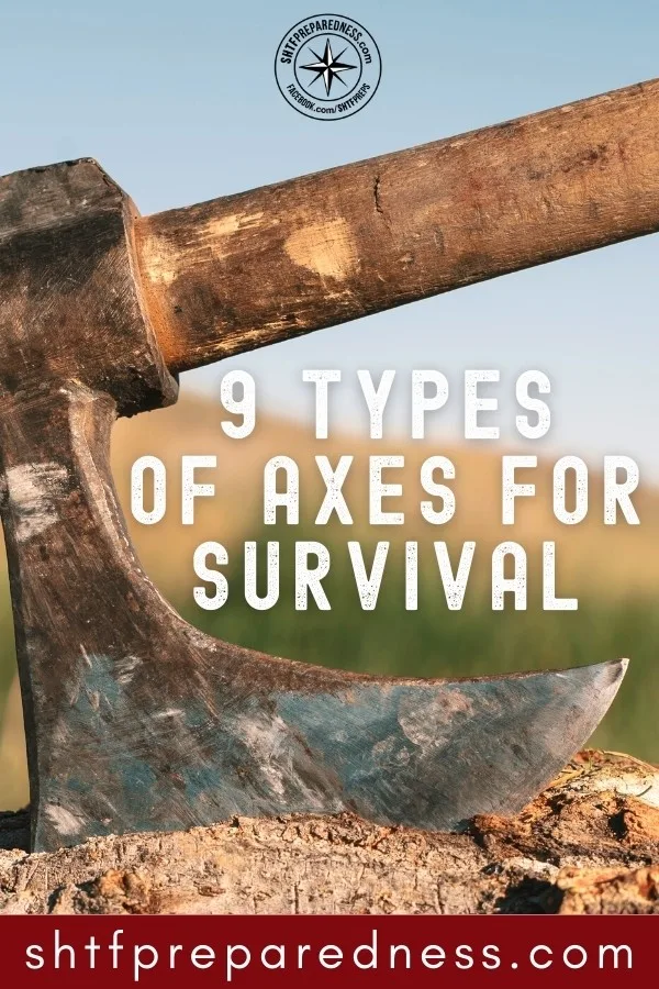 Whether an axe for fighting or an axe for felling, there are many types of axes we can utilize for survival.