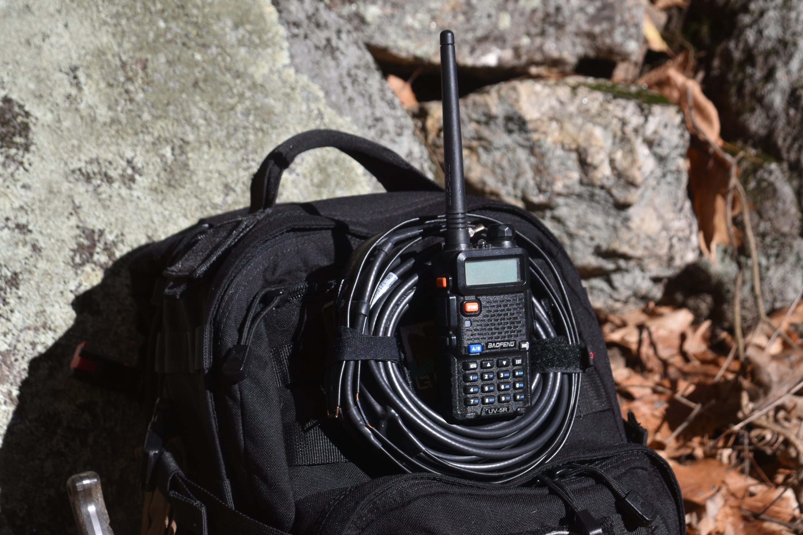 Ham Radio for Preppers: The Complete Guide 6 MIGrey 20211029 RadioAndRollUpJPoleAntenna scaled