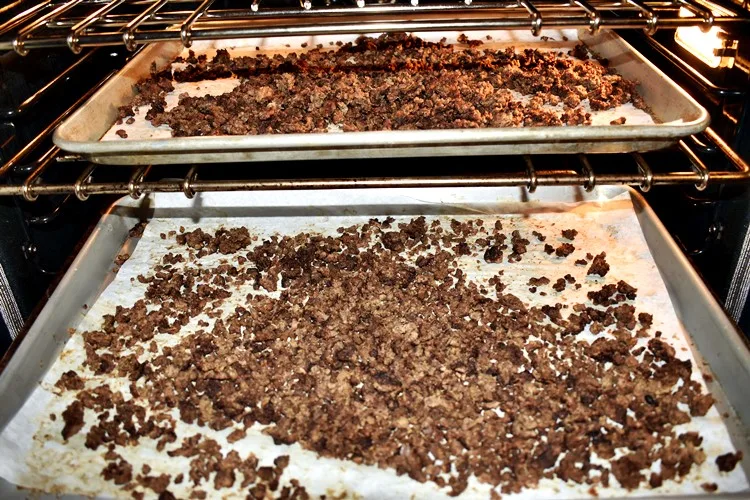 dehydrated lean meat for pemmican