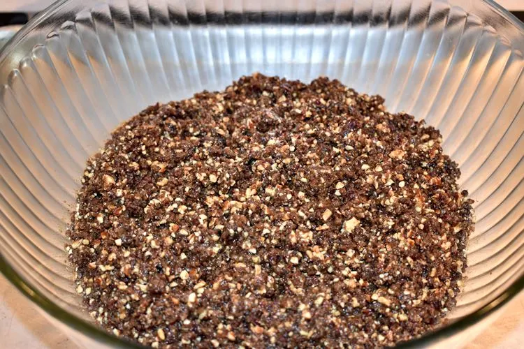 pemmican mixture in bowl