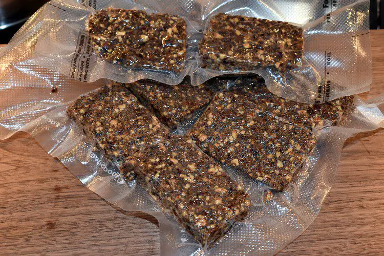 vacuum sealed pemmican bars - ideal food for the bug out bag