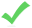 green checkmark