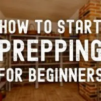 how to start prepping - prepper's storage shelves