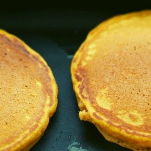 cattail pancakes
