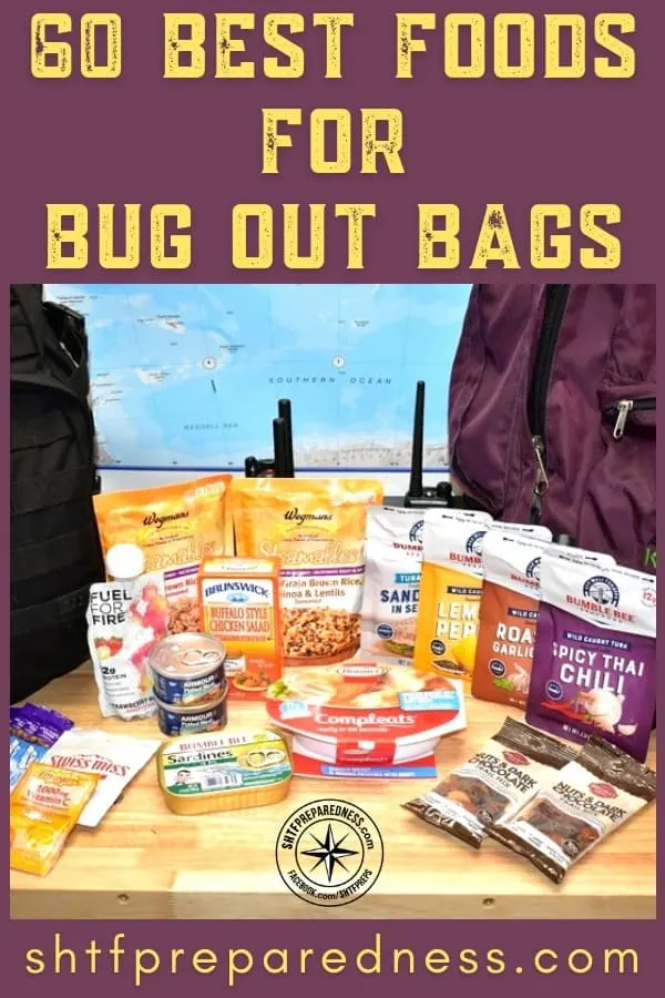 The best food for your bug out bag have a long shelf life, high caloric density, are lightweight, and taste great. Here are our top BOB food picks, by category.