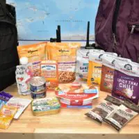 assortment of bug out bag foods