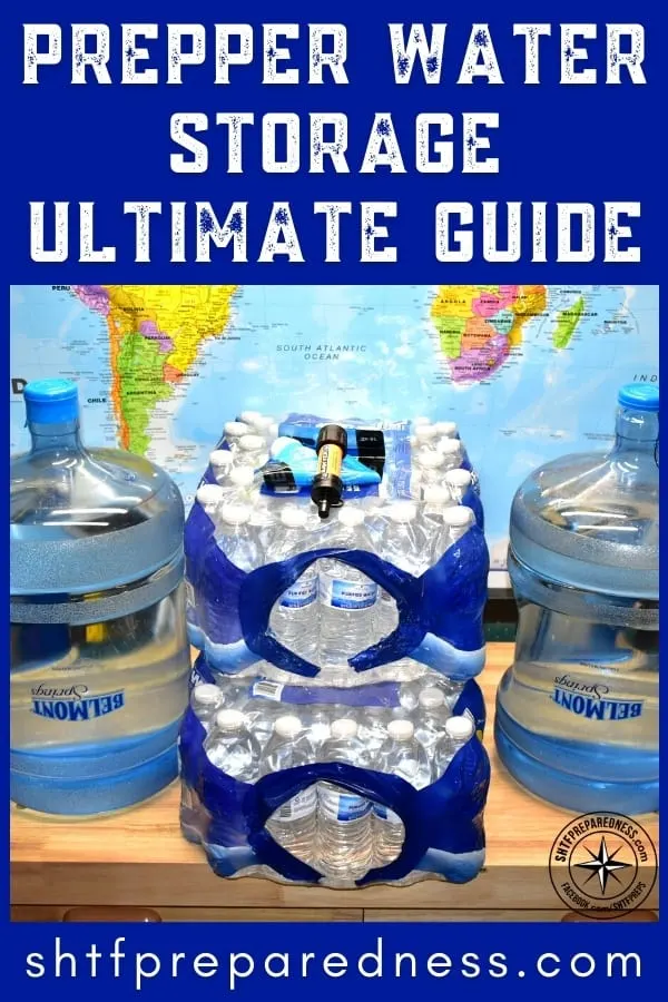 Our Prepper Water Storage Ultimate Guide separates fact from fiction so you can properly store water.