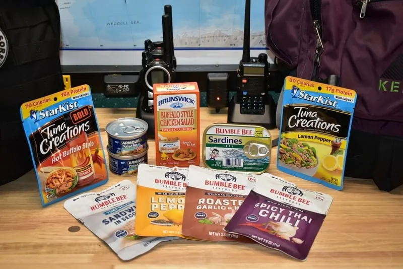 protein-rich bug out bag foods