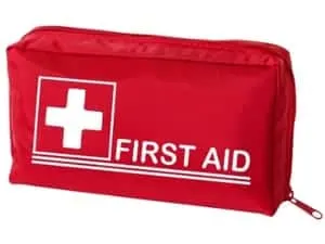 small emergency first aid kit
