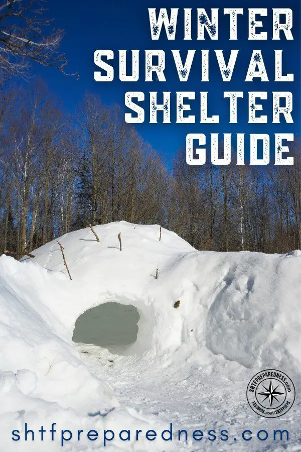 winter survival shelter guide pin
