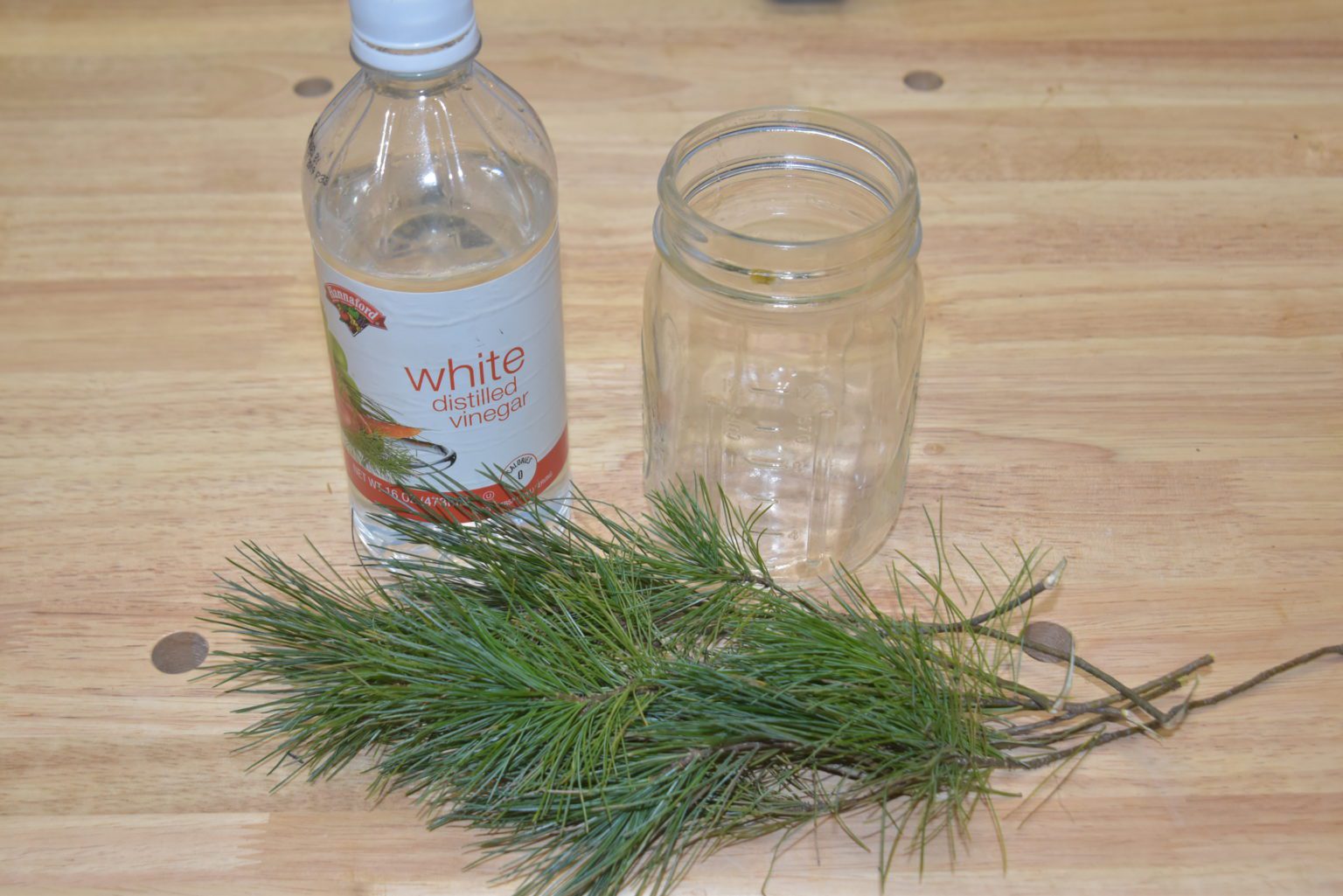How To Make Evergreen Scented Vinegar For Cleaning