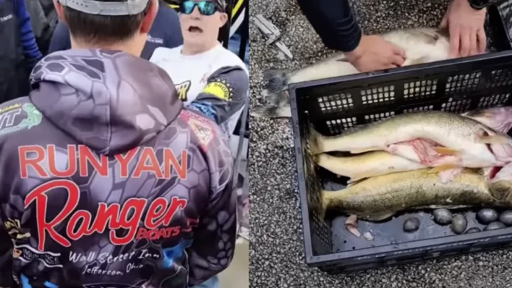 Watch professional fishermen get caught cheating to win high-stakes tournament, furious crowd wants to tear them apart: ‘You should be in jail!’