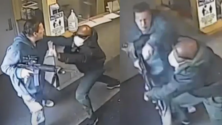 VIDEO: Security guard takes down gunman who entered methadone clinic in Buffalo with an AR-15