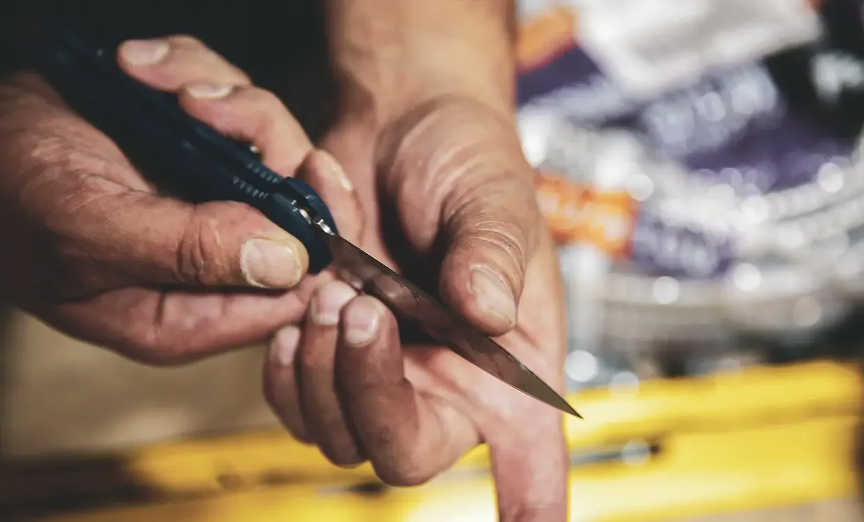 Find blade sharpening angle