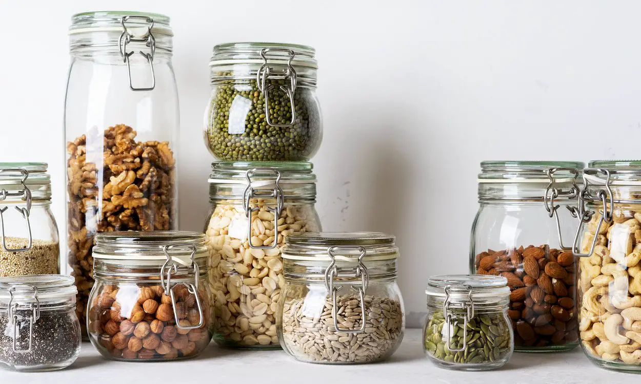 Nuts and seeds can be stored for up to 1 year
