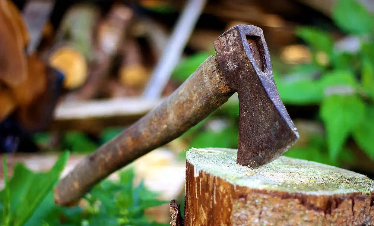 Discover How to Sharpen an Axe With These Expert Tips 3 Old axe taht needs to be sharpened