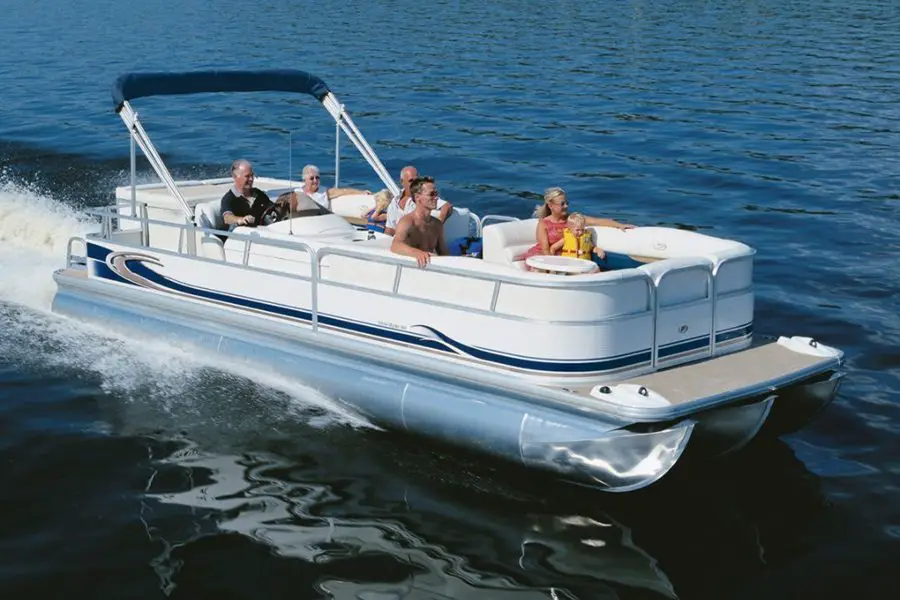 using a pontoon boat
